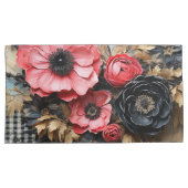 美しいドライフラワーアレンジメント 枕カバー (正面右)