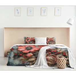 美しいドライフラワーアレンジメント 枕カバー