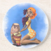 美しいドラマー・ガールコースター コースター (正面)