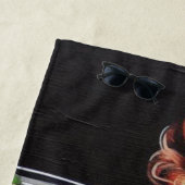 美しいドリンクピンアップ ビーチタオル (インサイチュ)