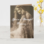 "美しいドリーマー"女インスパイア車 カード (黄色い花)