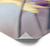 美しいドリーミーエレガントコンフォローラベンダー ポスター (角)