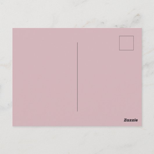 美しいドレスブライダルシャワーカスタマイズ可能な色I ポストカード (裏面)