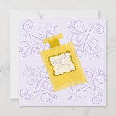 美しいドレス 招待状 (裏面)