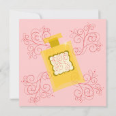 美しいドレス 招待状 (裏面)