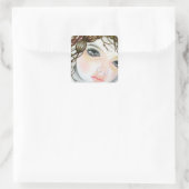 美しいドール顔クラウンシール スクエアシール (バッグ)