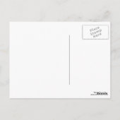 美しいドール顔クラウン葉書 ポストカード (裏面)