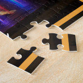 美しいナイトビューキエフ・ウクライナ ジグソーパズル (側面)