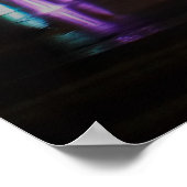 美しいナイトビューキエフ・ウクライナ ポスター (角)