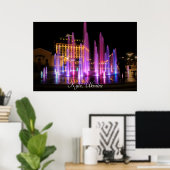 美しいナイトビューキエフ・ウクライナ ポスター (ホームオフィス)