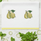 美しいナシのデザインの台所タオル キッチンタオル (折り畳み)