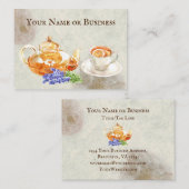 美しいナチュラルスタイルハーブティー 名刺 (正面/裏面)