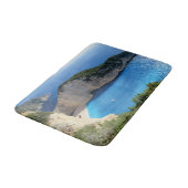 美しいナバギオビーチ,ギリシャ バスマット (アングル)