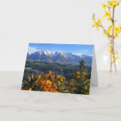 美しいニュージーランド カード (黄色い花)