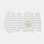 美しいニュートラル赤ちゃんカスタムシャワーかわいい象 フェイバーボックス (折り畳みなし)