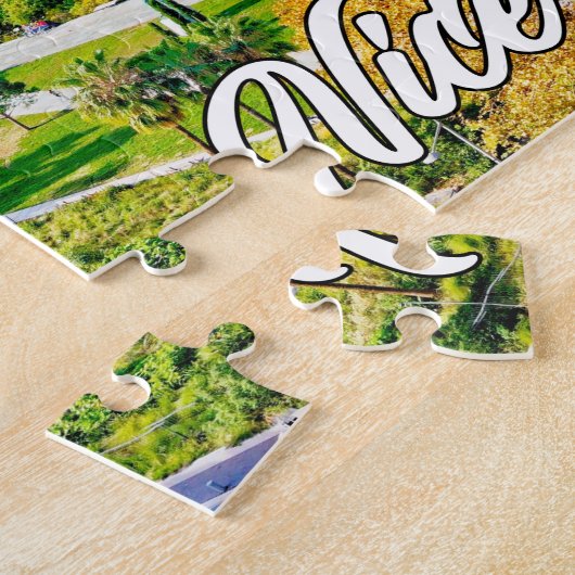 美しいニース,フランス ジグソーパズル (側面)