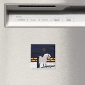 美しいノルウェーのフィヨルドホース マグネット (インサイチュ (食洗機))