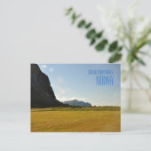 美しいノルウェーの写真カードからの挨拶 ポストカード (スタンド正面)