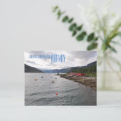 美しいノルウェーの写真カードからの挨拶 ポストカード (スタンド正面)