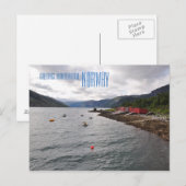 美しいノルウェーの写真カードからの挨拶 ポストカード (正面/裏面)