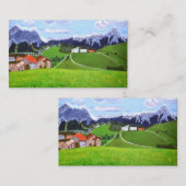 美しいノルウェーの名刺 名刺 (正面/裏面)