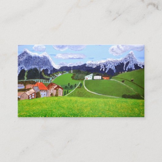 美しいノルウェーの名刺 名刺 (正面)