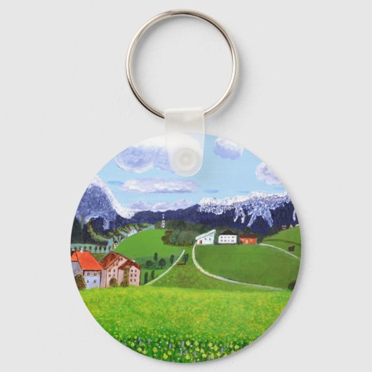 美しいノルウェー キーホルダー (正面)