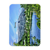 美しいノルウェー、風景 マグネット (縦)