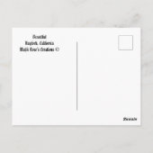 美しいハイフォーク、カリフォルニア… ポストカード (裏面)