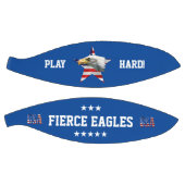 美しいハゲのワシ、アメリカ国旗、スター バスケットボール (パネル)