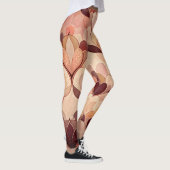 美しいハスのレッグ レギンス (右)