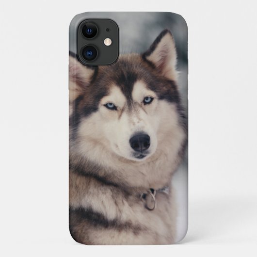 美しいハスキーのアウトドア Case-Mate iPhoneケース (裏面)