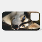 美しいハスキーのスロー枕 Case-Mate iPhoneケース (裏面 (横))