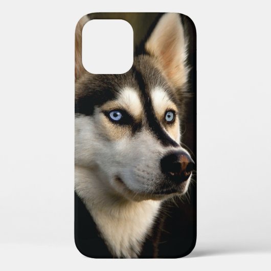 美しいハスキーのスロー枕 Case-Mate iPhoneケース (裏面)