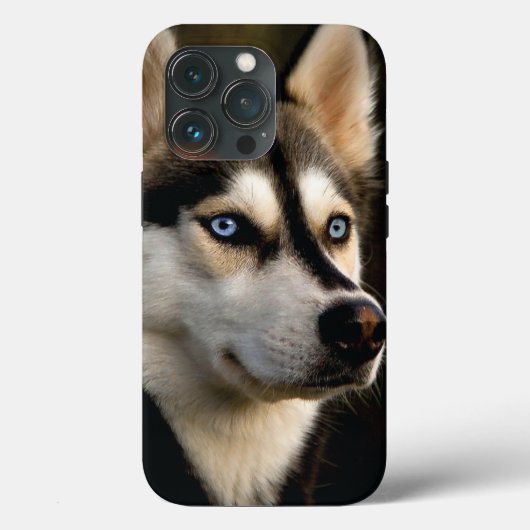 美しいハスキーのスロー枕 Case-Mate iPhoneケース (裏面)