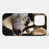 美しいハスキーのスロー枕 Case-Mate iPhoneケース (裏面 (横))