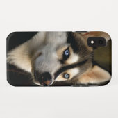 美しいハスキーのスロー枕 Case-Mate iPhoneケース (裏面(横))