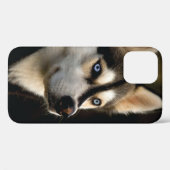 美しいハスキーのスロー枕 Case-Mate iPhoneケース (裏面 (横))