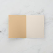 美しいハスキーの女の子の折り畳みグリーティングカード カード (内部)