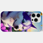 美しいハスキーの子犬2 Case-Mate iPhoneケース (裏面 (横))