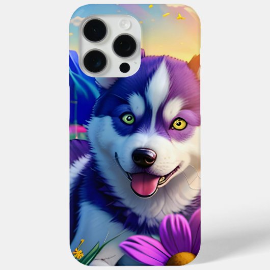 美しいハスキーの子犬3 Case-Mate iPhoneケース (裏面)