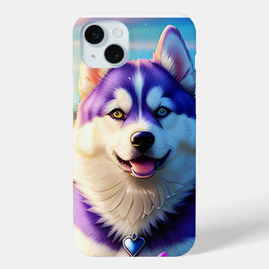 美しいハスキー犬の子犬1 Case-Mate iPhoneケース (裏面)