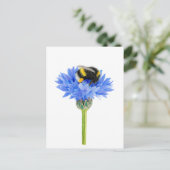 美しいハチの絵 ポストカード (スタンド正面)