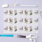 美しいハチドリのヴィンテージの芸術のティッシュペーパー 薄葉紙 (クラフト)