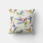 美しいハチドリ クッション (正面)