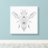 美しいハチ キャンバスプリント (インサイチュ (ウッドフロア))