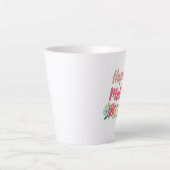 美しいハッピーバースデー カフェラテマグ (正面)