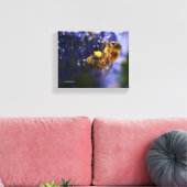 美しいハネビーの上のカリフォルニア薄紫 キャンバスプリント (インサイチュ (リビング))