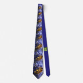 美しいハネビーの上のカリフォルニア薄紫 ネクタイ (正面)