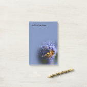 美しいハネビーの上のカリフォルニア薄紫 ポストイット (デスク上)